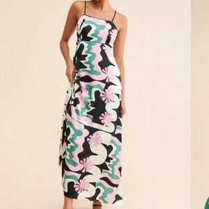 BNWT Oopscool x Anthropologie printed gown